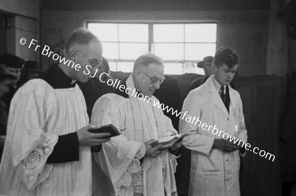 MOUNTMELLICK PRODUCTS LTD:V.REV FR.BURBAGE P.P.V.F.& REV.C.O'CONNOR DON.S.J. BLESSING THE FACTORY